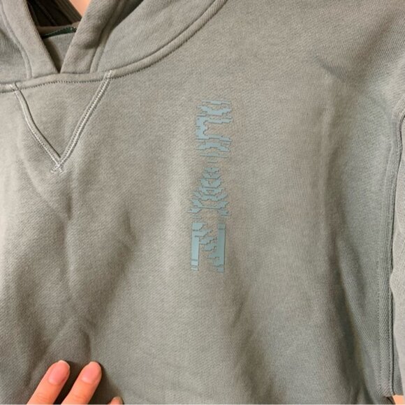 Lululemon Team Canada All Yours Cropped Hoodie Tidewater Teal Size 4 - Picture 3 of 8